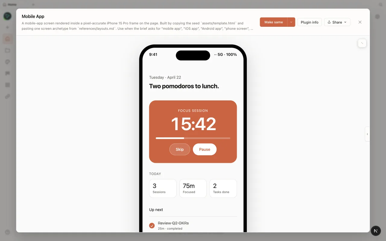 La librería de sistemas de diseño de OpenDesign — marcas y tokens conservados como archivos que te pertenecen
